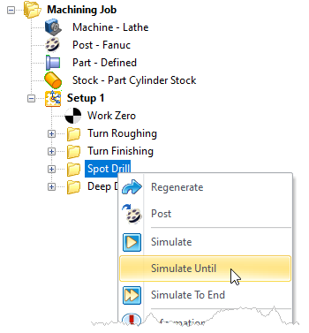 Simulate Until the Active Operation