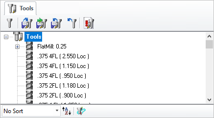 The loaded tool list will be seen under the tool button in the browser