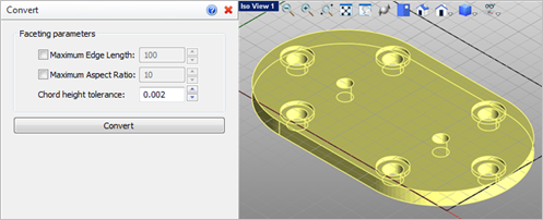 Faceting Parameters