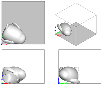 Orient to minimize bounding box