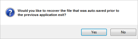 AutoSave Message