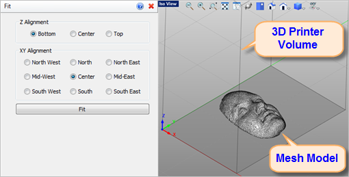 Fit your Mesh Model to your Selected 3D Printer