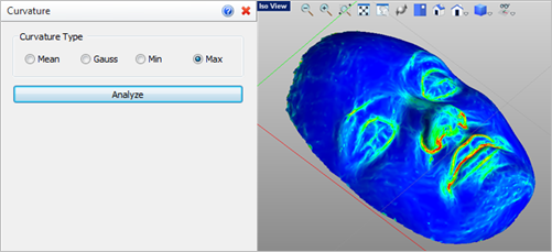 Max Curvature Analysis Results