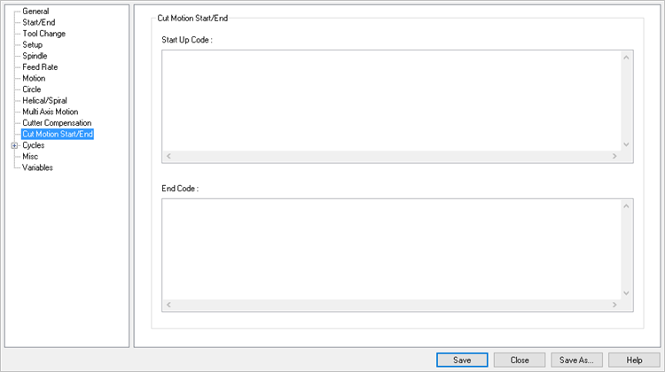 PPG Editor: Cut Motion Start/End