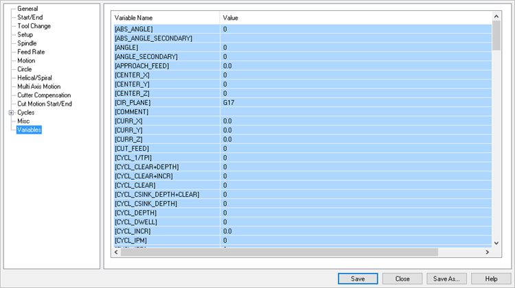PPG Editor: Variables