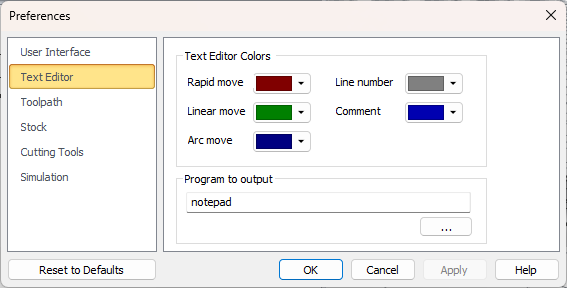 Preferences > Text Editor
