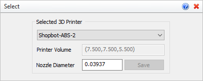 Select 3D Printer