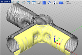 Original disconnected mesh