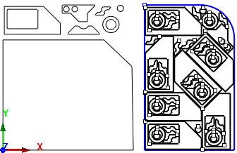 True Shape Nesting Example