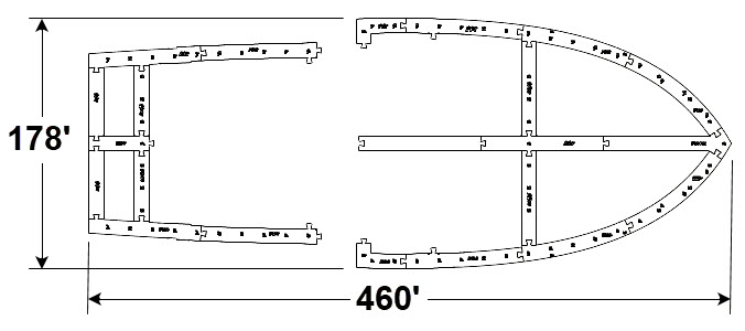 The components when assembled form the jig and fixtures upon which the Wheel House of the Custom Carolina 45 yacht is assembled.&nbsp;