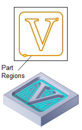 V-Carve Roughing, 2½ Axis