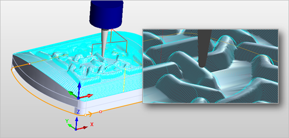 3D Offset Pocketing, 3 Axis