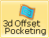 3D Offset Pocketing, 3 Axis