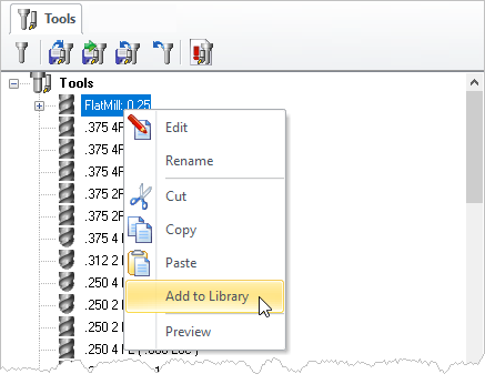 Add Tool to Library