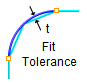 Fit Arcs to Toolpath, Toolpath Editor