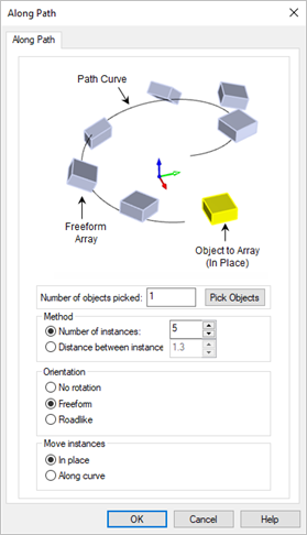 Trabsform Along Path