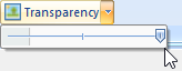 Transparency Slider right