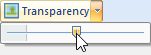 Transparency Slider middle
