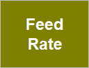 This is the color code for the Feed Rate section.
