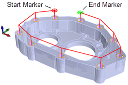 Display Drill Start/End Markers