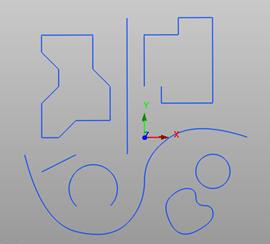 Select Open Curves - Before