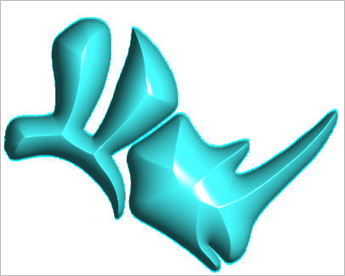Puff volume obtained without any detail curves selected