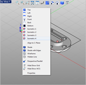 RMB menu - geometries are not selected
