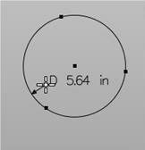 DimensionCircleDiameter3Points4