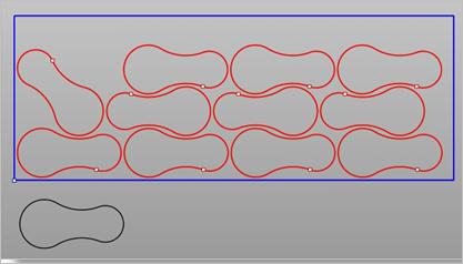 Orientation has been set = 45 to allow the parts to be rotated