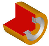 Face Groove Roughing Toolpath Example