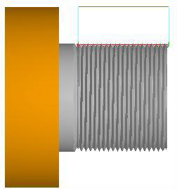 Threading Operation Toolpath Example