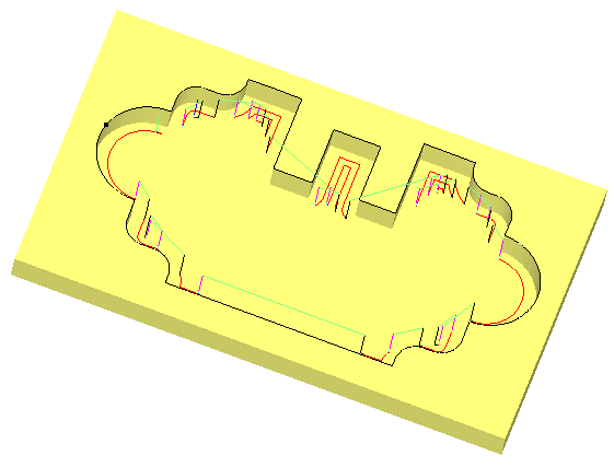 2½ Axis Re-Machining Operation
