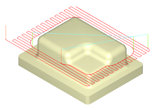 3 Axis Horizontal Roughing – Linear