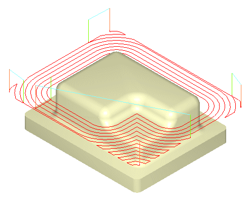 3 Axis Horizontal Roughing – Part Offset (Facing)