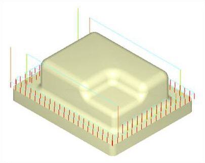 3 Axis Plunge Re-Roughing Operation