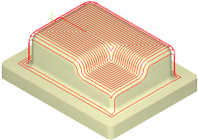 Projection Pocketing, 3 Axis Examples