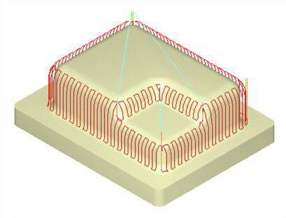 3 Axis Steeps (Parallel Hill) Machining Operation