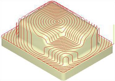 Spiral Machining, 3 Axis Examples