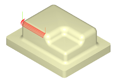 3 Axis Curve Machining Operation