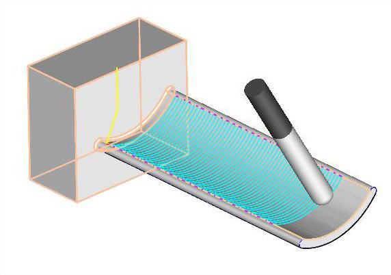 Surface Normal, 5 Axis Example