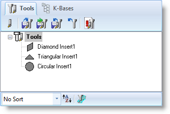 The loaded tool list will be seen under the tool button in the browser