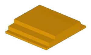 Stock created from 3D geometry