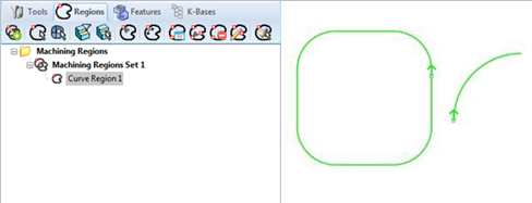 Select a Curve Region under Regions tab and click Reverse Curve Direction.&nbsp;