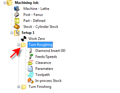 Double-click Editing an Operation from the Machining Browser