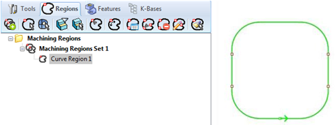 Right Mouse button click to end.