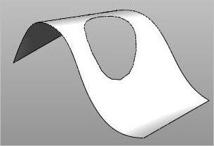 Example surface represents the part geometry to be machined