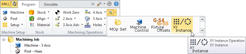 XY Instance Menu Item