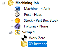 XY Instance operation shown under Setup