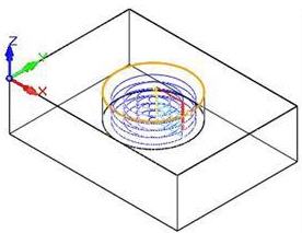 Feature/Region at Top - Toolpath