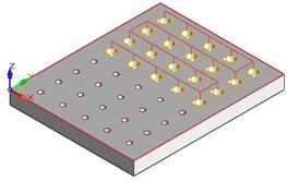 2½ Axis Drilling Example